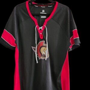 NHL Women's Senators Jersey Black/Red - Size 2XL